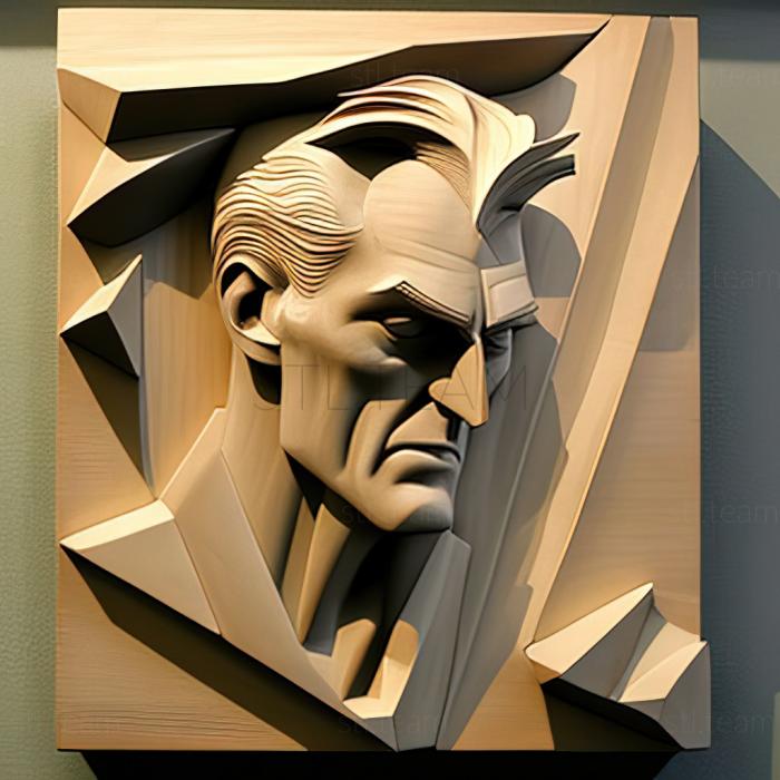 3D model Man Ray American artist (STL)